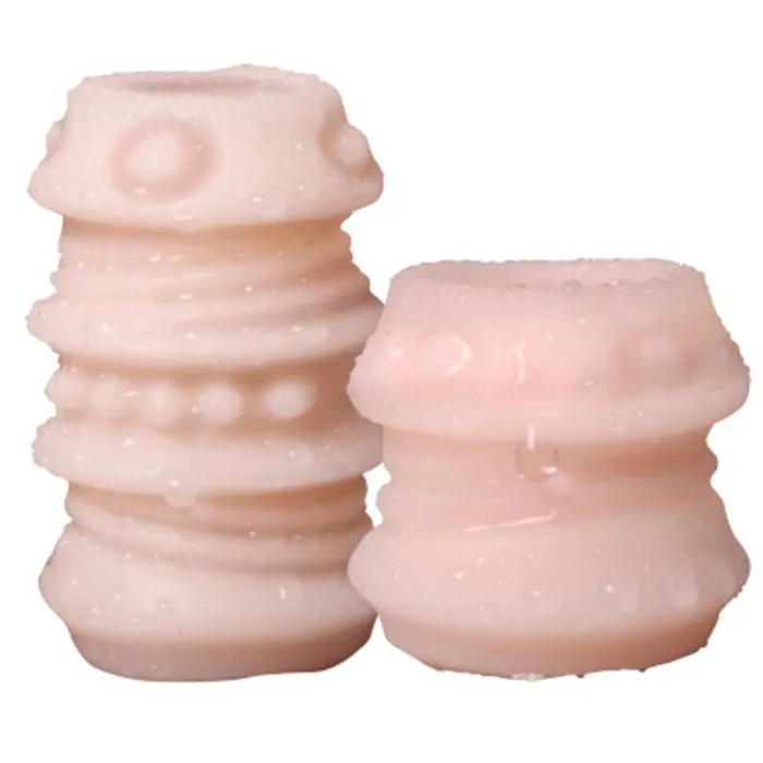 DMM Male Sex Toys DMM 2pcsset Cock Ring Delay Reusable Penis Sleeve