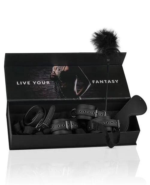 Easy Toys Couples Easy Toys Beginners 6 Piece Beginners Bondage Set Black Easy Toys Couples Easy Toys Beginners 6 Piece Beginners Bondage Set Black