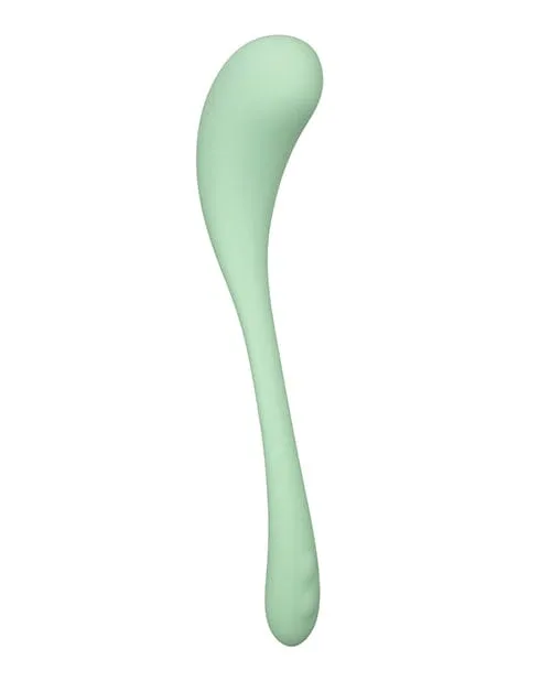 Elle Liquid Silicone Wand Green CalExotics Female Sex Toys Elle Liquid Silicone Wand Green CalExotics Female Sex Toys