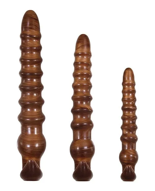 Evolved Twisted Love 3 Piece Plug Set Gold Evolved Novelties Anal Evolved Twisted Love 3 Piece Plug Set Gold Evolved Novelties Anal