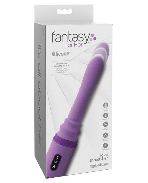 Fantasy For Her Love Thrust Her Purple Pipedream Products Vibrators