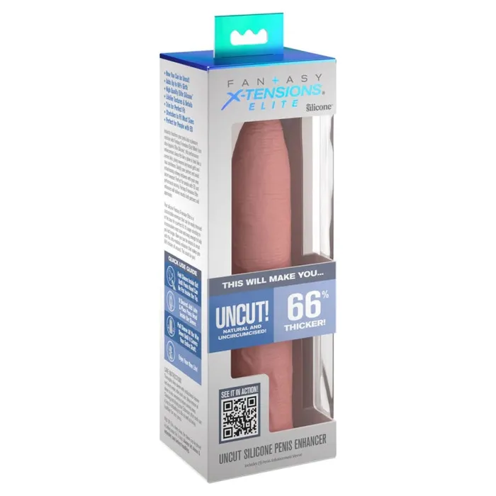 Fantasy XTensions Elite Uncut 7 Inch Extension Sleeve Light Pipedream Male Sex Toys Fantasy XTensions Elite Uncut 7 Inch Extension Sleeve Light Pipedream Male Sex Toys