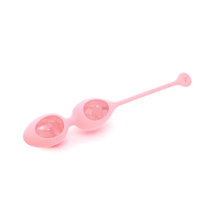 Female Sex Toys Biird Yonii 2Piece Rose Quartz Eggs Set Biird