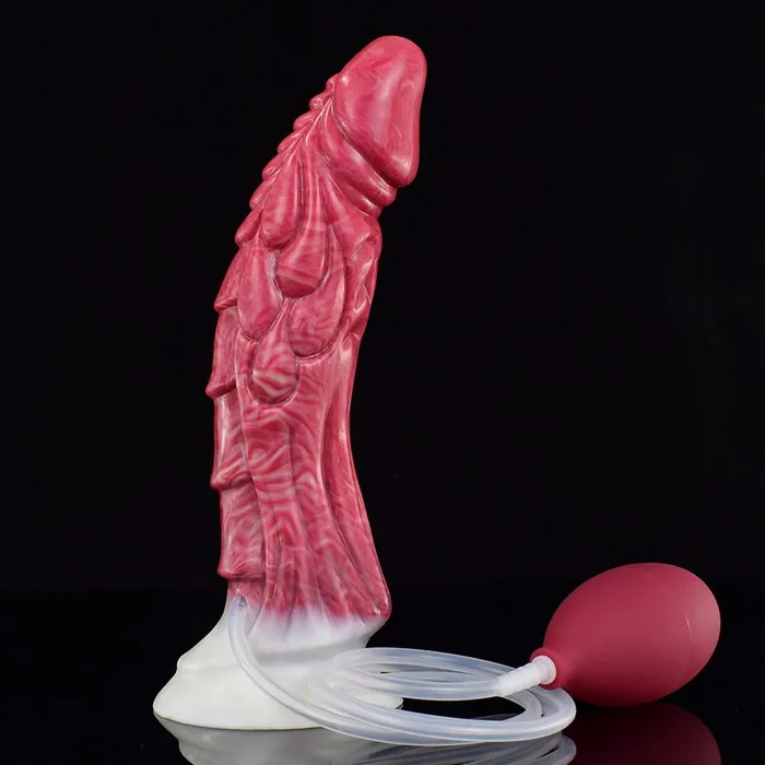 Female Sex Toys FAAK FAAK Squirting Curved Horse Penis Ribbed Ejaculation Dildo