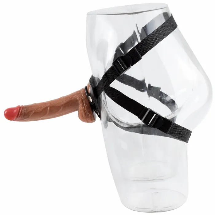 Female Sex Toys Honeysx Honeysx prince 866 harness strap on hollow silicone dildo