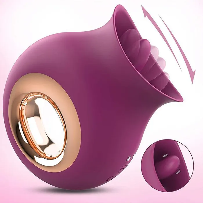 Female Sex Toys PHANXY PHANXY 2 in 1 Licking Vibrating Tongue Vibrator clitoral vibrator