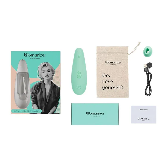 Female Sex Toys Womanizer Womanizer Classic 2 Marilyn Monroe Special Edition Mint