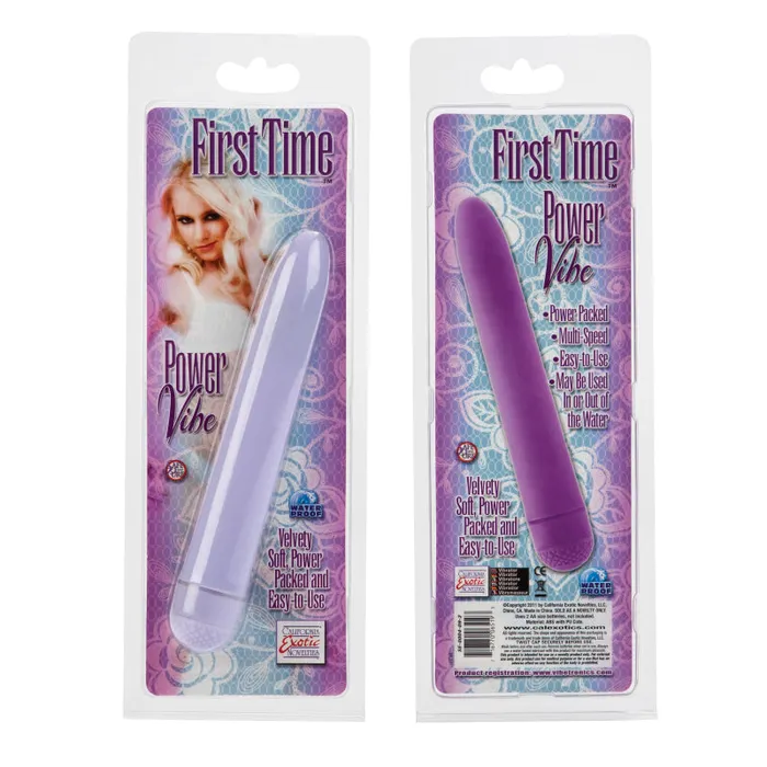 First Time Power Vibe Purple CalExotics Vibrators First Time Power Vibe Purple CalExotics Vibrators