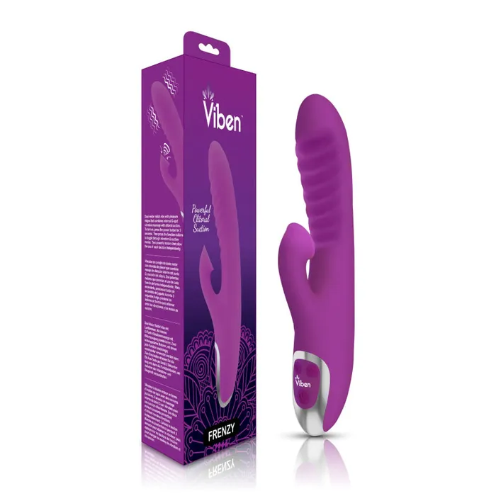 Frenzy Rabbit Vibe With Clitoral Suction Berry Viben Female Sex Toys Frenzy Rabbit Vibe With Clitoral Suction Berry Viben Female Sex Toys
