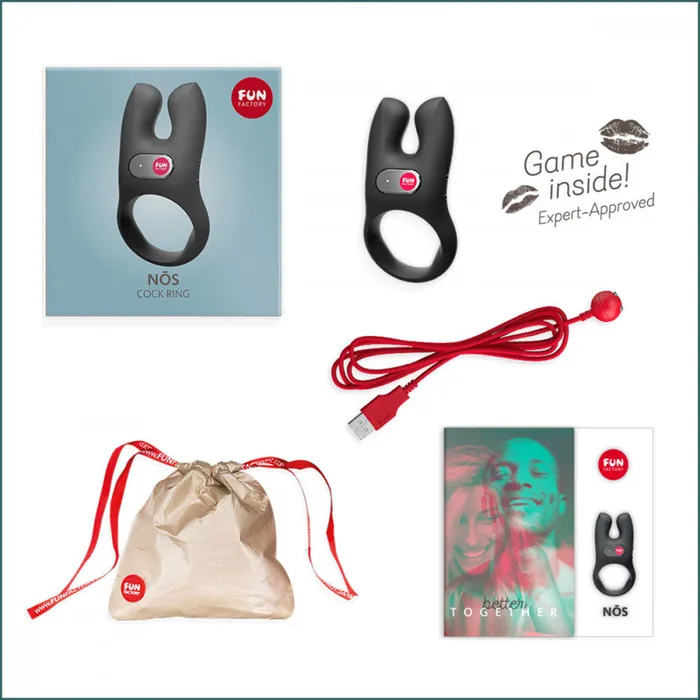 Fun Factory Male Sex Toys Fun Factory NOS Rechargeable Vibrating Ring