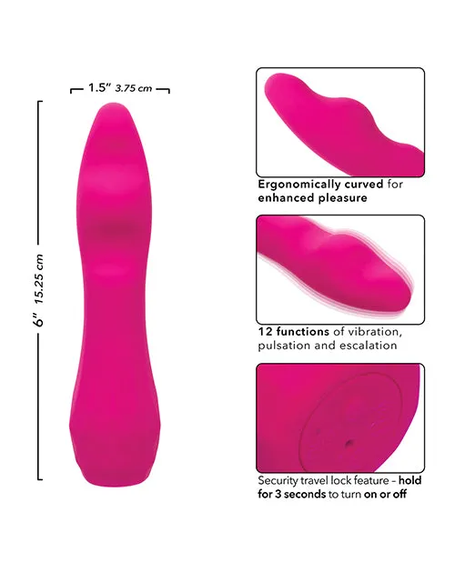 Gia Curved Pleaser Pink CalExotics Vibrators