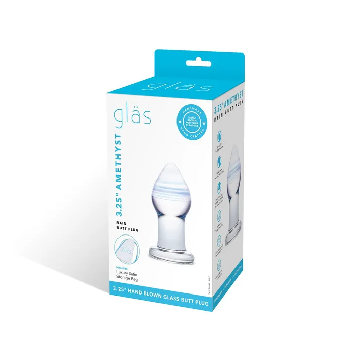 Gls Anal Amethyst Rain Butt Plug