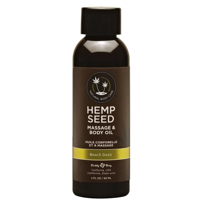 Hemp Seed Massage and Body Oil Beach Daze Earthly Body Couples Hemp Seed Massage and Body Oil Beach Daze Earthly Body Couples