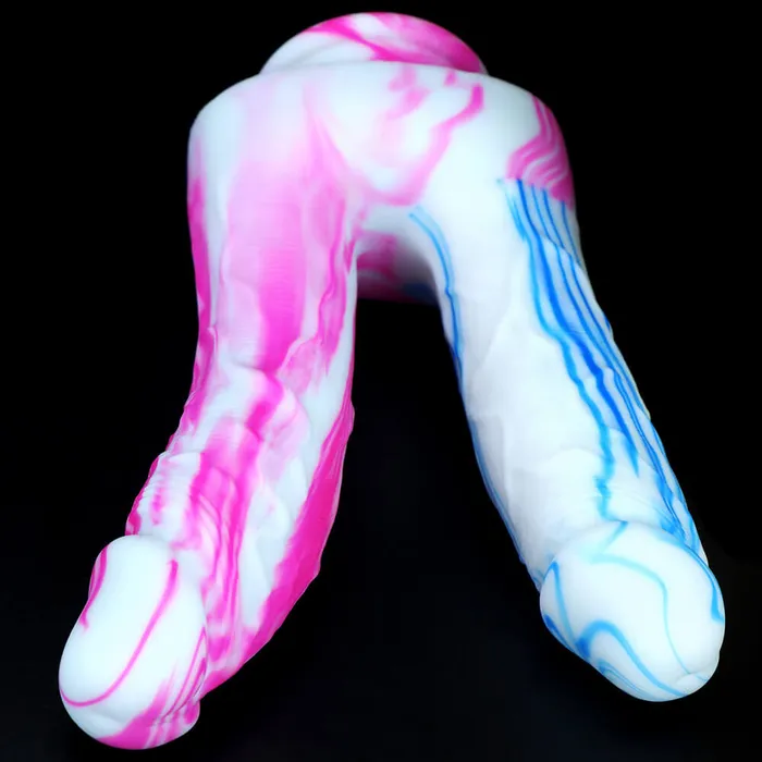 Honeysx doubleheaded colorful silicone dildo Honeysx Dildos