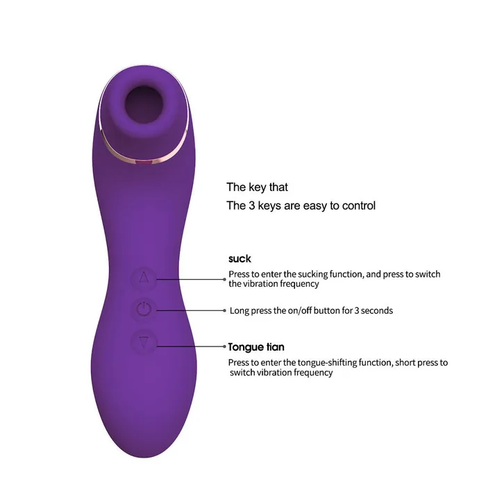 honeysx Female Sex Toys 2024 hot sale 2 IN in Clitoral Sucking and licking Vibrator G spot stimulator vaginal Nipple Massager for women honeysx Female Sex Toys 2024 hot sale 2 IN in Clitoral Sucking and licking Vibrator G spot stimulator vaginal Nipple Massager for women
