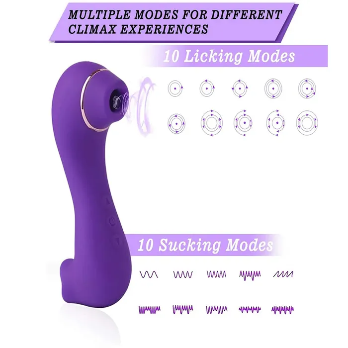 honeysx Female Sex Toys 2024 hot sale 2 IN in Clitoral Sucking and licking Vibrator G spot stimulator vaginal Nipple Massager for women