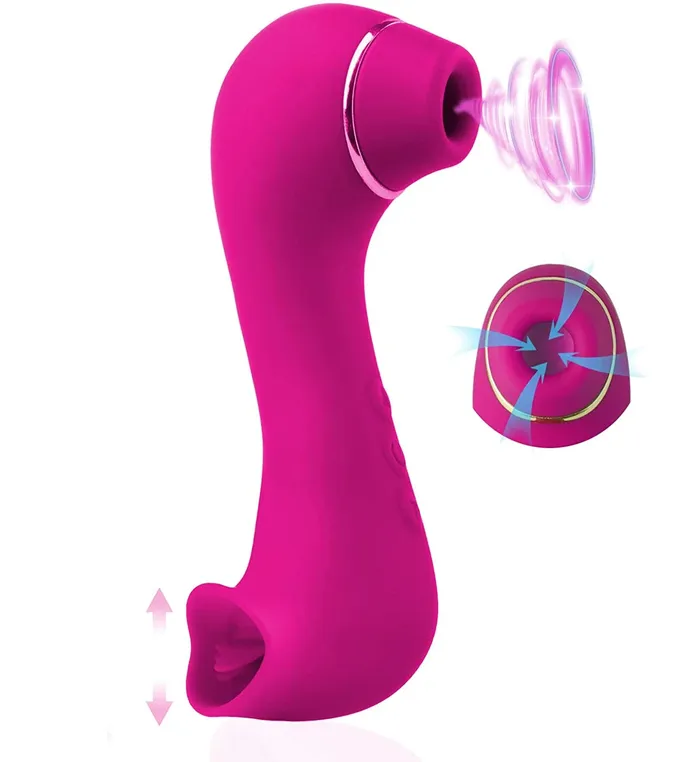 honeysx Female Sex Toys 2024 hot sale 2 IN in Clitoral Sucking and licking Vibrator G spot stimulator vaginal Nipple Massager for women