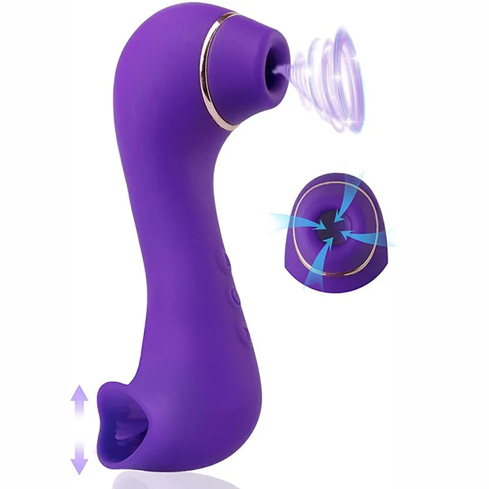 honeysx Female Sex Toys 2024 hot sale 2 IN in Clitoral Sucking and licking Vibrator G spot stimulator vaginal Nipple Massager for women