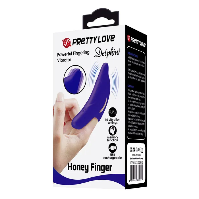 honeysx Vibrators PRETTY LOVE Delphini 10 Vibration Finger Vibrators