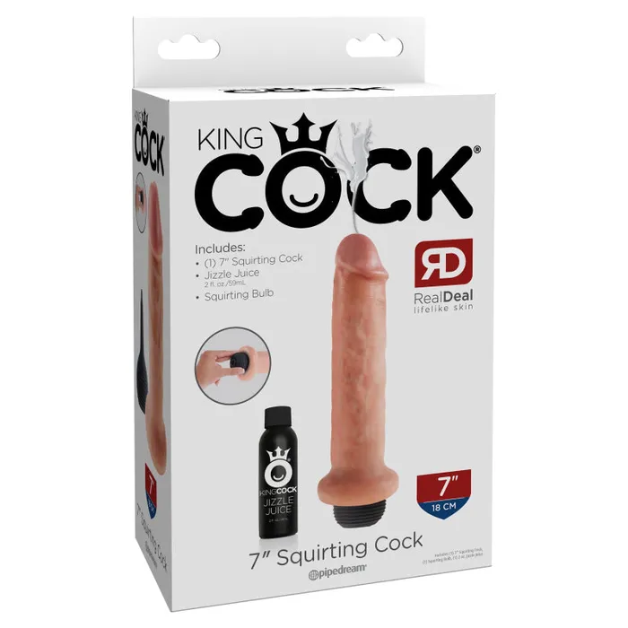 King Cock 7 Squirting Cock Flesh Pipedream Dildos King Cock 7 Squirting Cock Flesh Pipedream Dildos