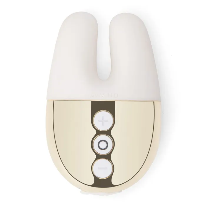 Le Wand Vibrators Le Wand Chrome Double Vibe Limited Edition WhiteGold