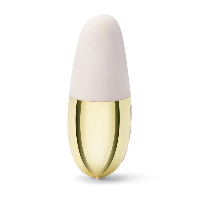Le Wand Vibrators Le Wand Chrome Double Vibe Limited Edition WhiteGold