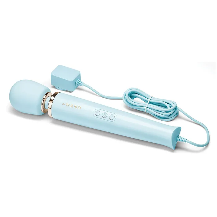 Le Wand Vibrators Le Wand Corded Massager Blue