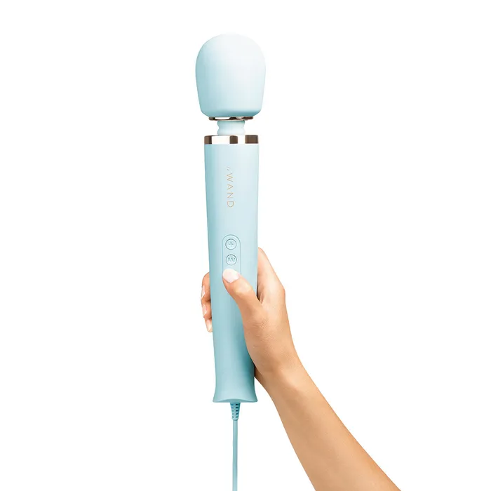 Le Wand Vibrators Le Wand Corded Massager Blue