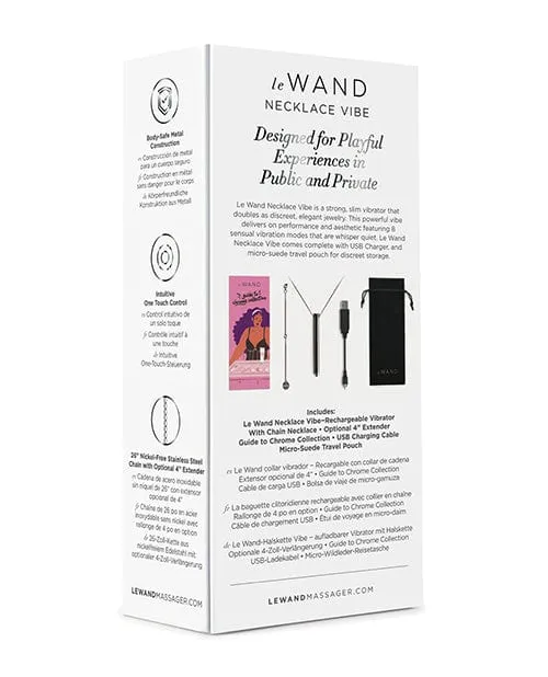 Le Wand Vibrators Le Wand Vibrating Necklace
