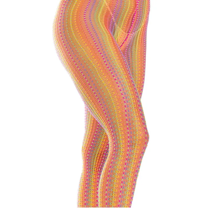 Leg Avenue Mens Underwear Rainbow Crochet Net Tights One Size Multicolor Leg Avenue Mens Underwear Rainbow Crochet Net Tights One Size Multicolor