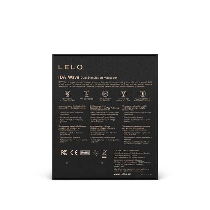 LELO Lelo IDA Wave APP Control Couple Vibrator Vibrators