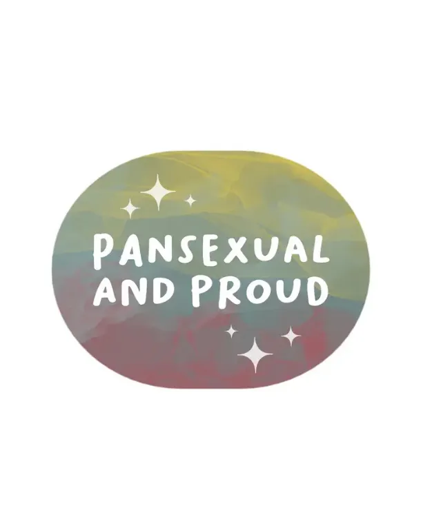 Liv Lyszyk Prints Vibrators Pansexual And Proud Sticker