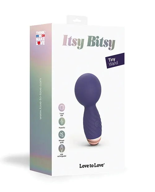 Love to Love Vibrators Love to Love Itsy Bitsy Mini Wand Midnight Indigo