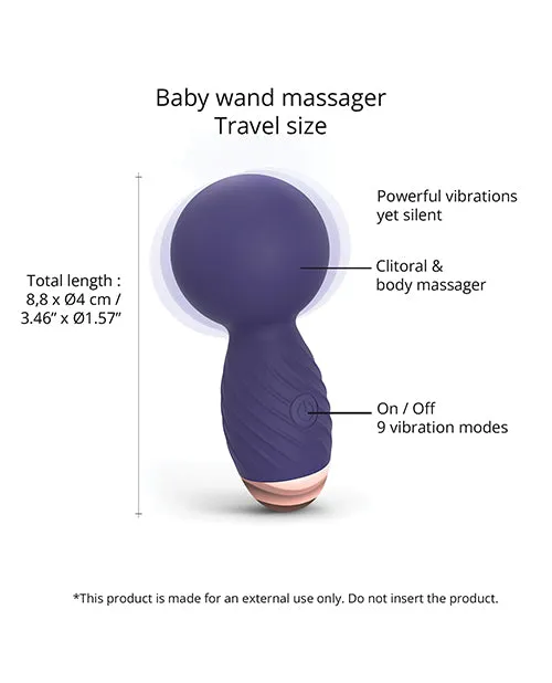 Love to Love Vibrators Love to Love Itsy Bitsy Mini Wand Midnight Indigo