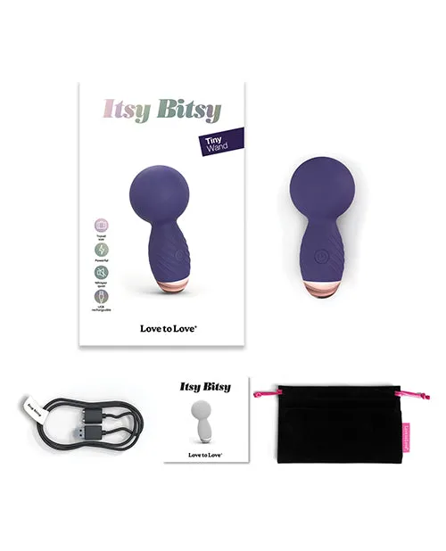 Love to Love Vibrators Love to Love Itsy Bitsy Mini Wand Midnight Indigo