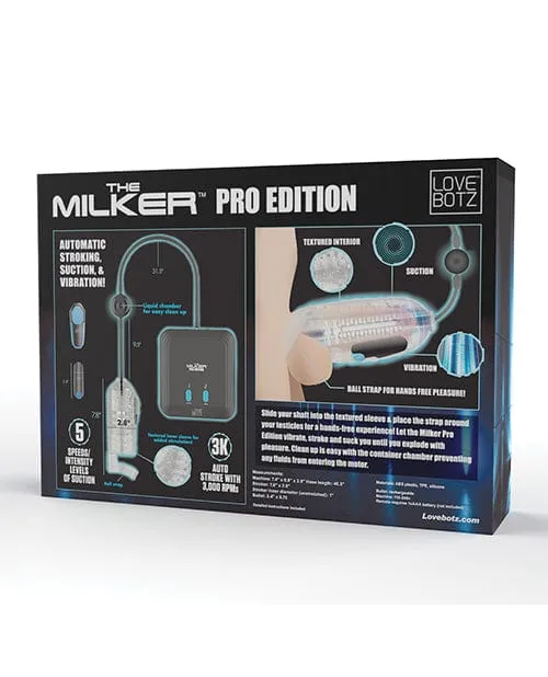 Lovebotz The Milker Pro Edition Clear Lovebotz Dildos