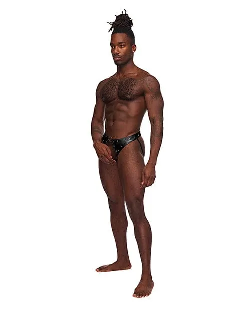Male Power Anal Fetish Cyclops Nylon Spandex Pouchless Jock Strap Black Male Power Anal Fetish Cyclops Nylon Spandex Pouchless Jock Strap Black