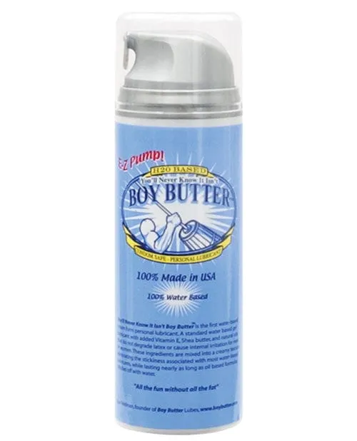 Male Sex Toys Boy Butter H2o Based 5 Oz Pump Boy Butter Lubes