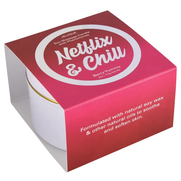 Massage Candle Netflix and Chill Berry Yummy 4 Oz Jar Jelique Products Couples Massage Candle Netflix and Chill Berry Yummy 4 Oz Jar Jelique Products Couples