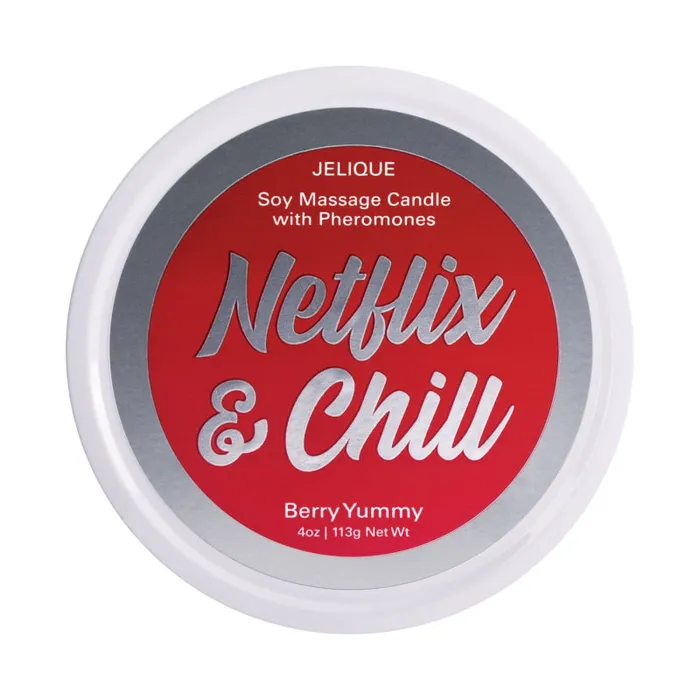 Massage Candle Netflix and Chill Berry Yummy 4 Oz Jar Jelique Products Couples Massage Candle Netflix and Chill Berry Yummy 4 Oz Jar Jelique Products Couples