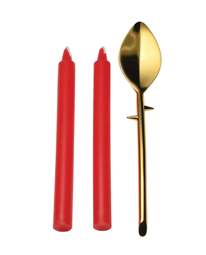 Master Series Drip Sensation Spoon Dip Candle Set Master Series Male Sex Toys Master Series Drip Sensation Spoon Dip Candle Set Master Series Male Sex Toys