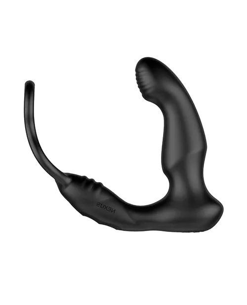 Nexus Anal Nexus Simul8 Wave Dual Cock Ring Prostate Massage Black