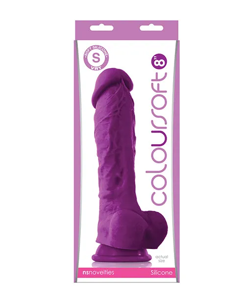 NS Novelties Dildos ColourSoft 8 Soft Dildo NS Novelties Dildos ColourSoft 8 Soft Dildo