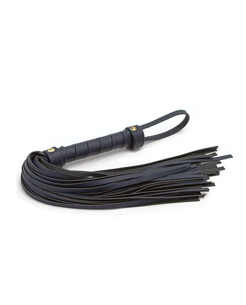 NS Novelties Vibrators Bondage Couture Vinyl Flogger Blue NS Novelties Vibrators Bondage Couture Vinyl Flogger Blue