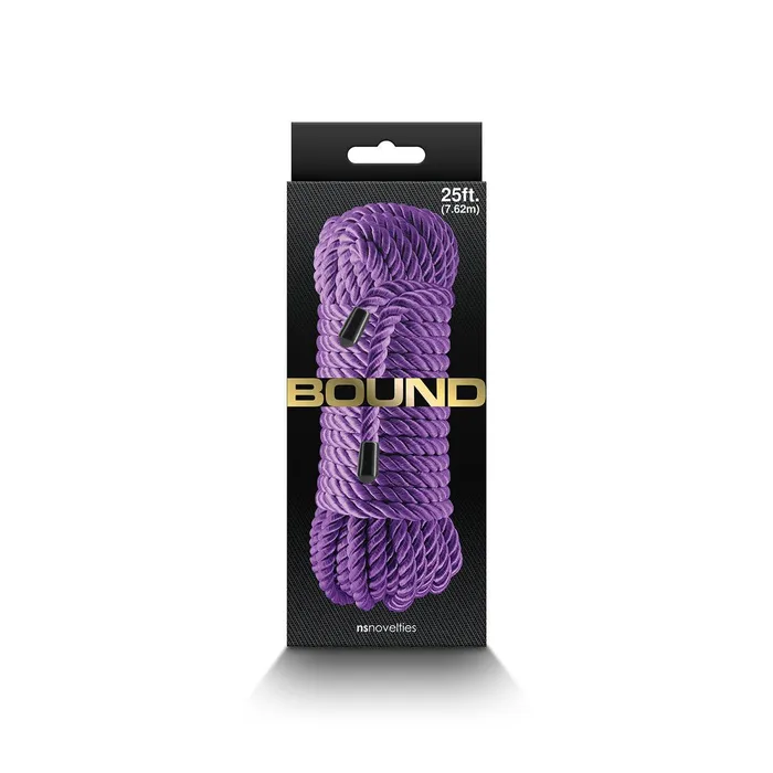 NS Novelties Vibrators Bound Rope 25ft Purple NS Novelties Vibrators Bound Rope 25ft Purple
