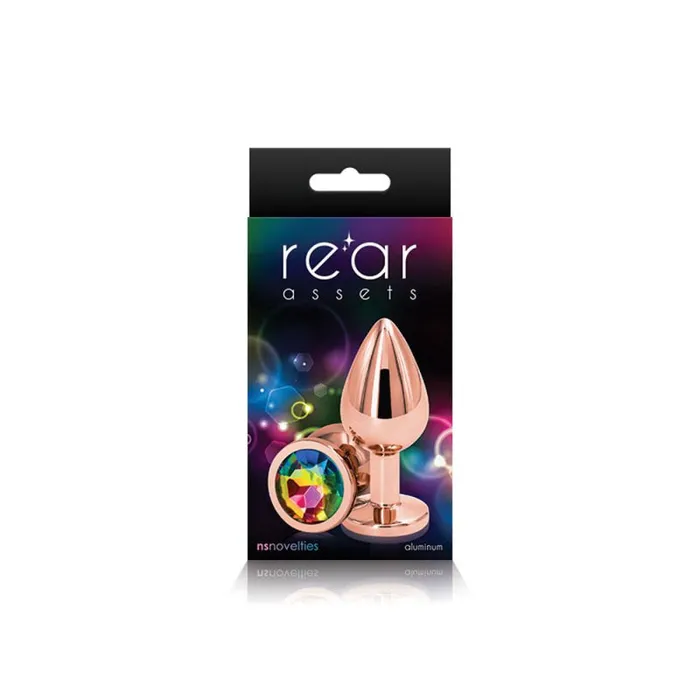 nsnovelties Anal Rear Assets Rose Gold Medium Rainbow