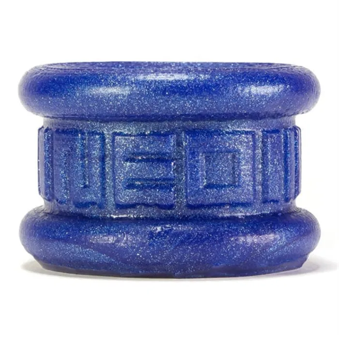 Oxballs Dildos Neo 125 Inch Short Ball Stretcher Squishy Silicon Blue Balls