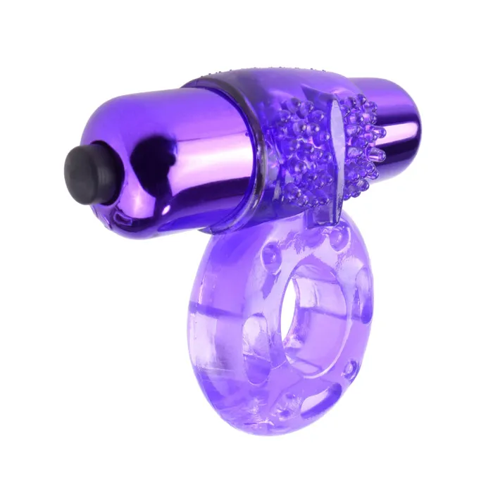 Pipedream Male Sex Toys Fantasy CRingz Vibrating Super Ring Purple