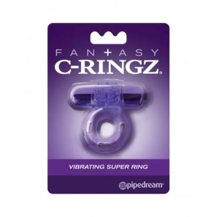 Pipedream Male Sex Toys Fantasy CRingz Vibrating Super Ring Purple Pipedream Male Sex Toys Fantasy CRingz Vibrating Super Ring Purple