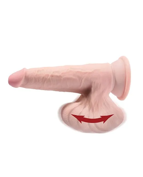 Pipedream Products Dildos King Cock Plus Triple Density Cock with Swinging Balls